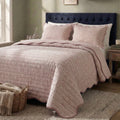 Blush Paisley Reversible Quilted 3pc Set – Bedspread