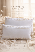 Blossom Whisper Filled Cushion Pair