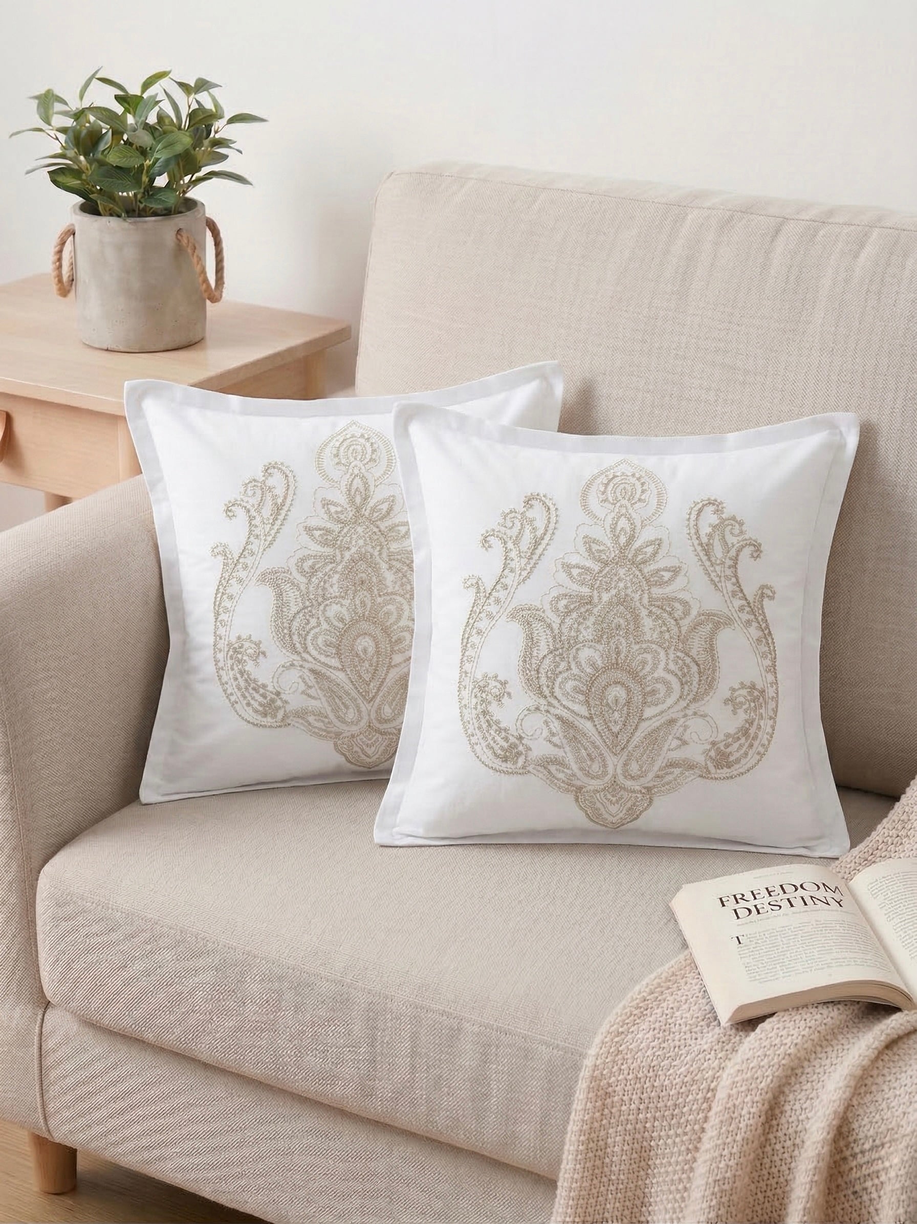 Luna Luxe Filled Cushion Pair