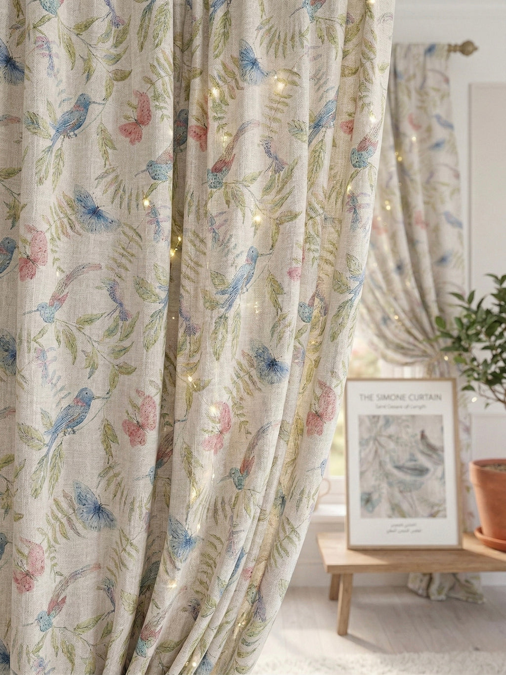 Gracey Rod Pocket UAE Curtain Pair Set