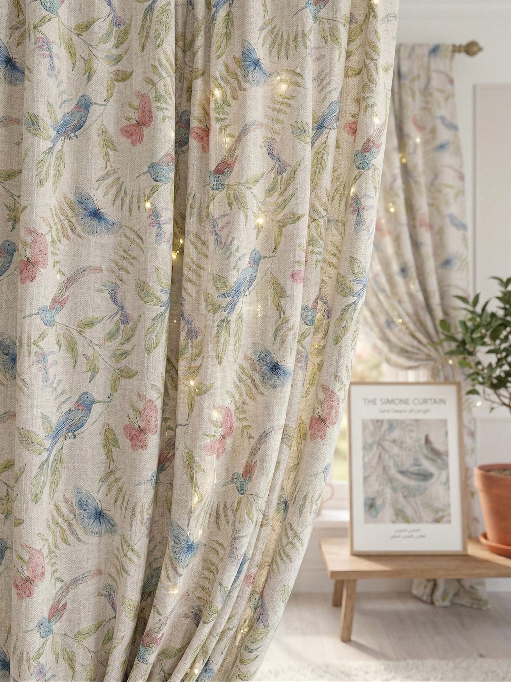 Gracey Rod Pocket UAE Curtain Pair Set