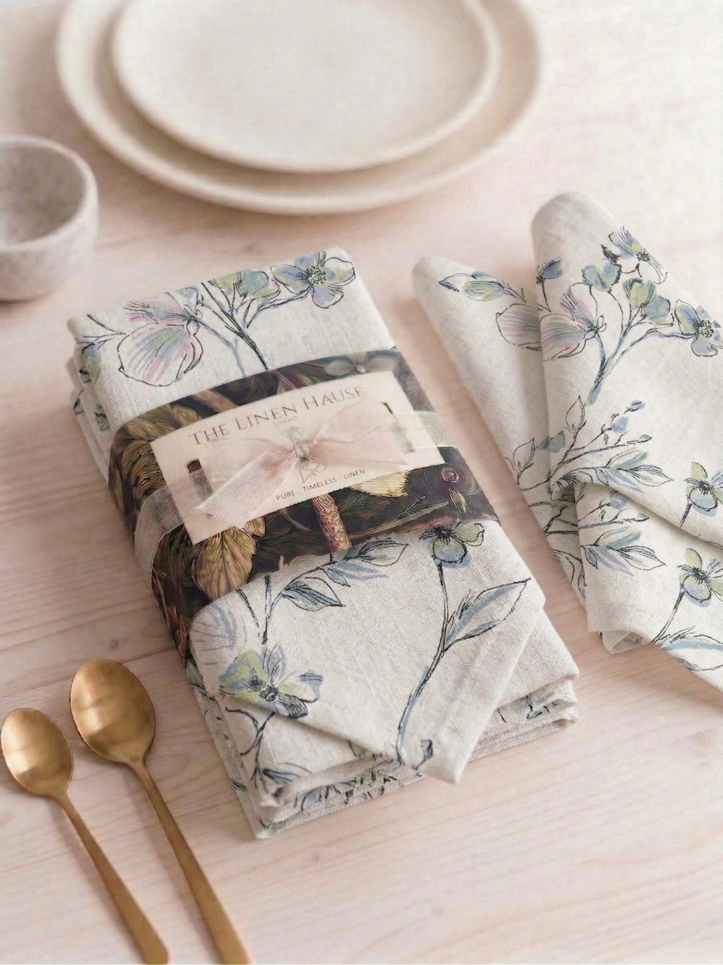 The Artisan Bloom 6pc Napkin Set