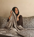 Wild Luxe Cheetah Reversible Quilted 3-Piece Bedspread Set