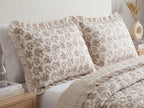 Wildflower Retreat Reversible Quilted Bedspread Set