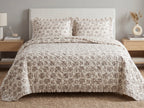 Wildflower Retreat Reversible Quilted Bedspread Set