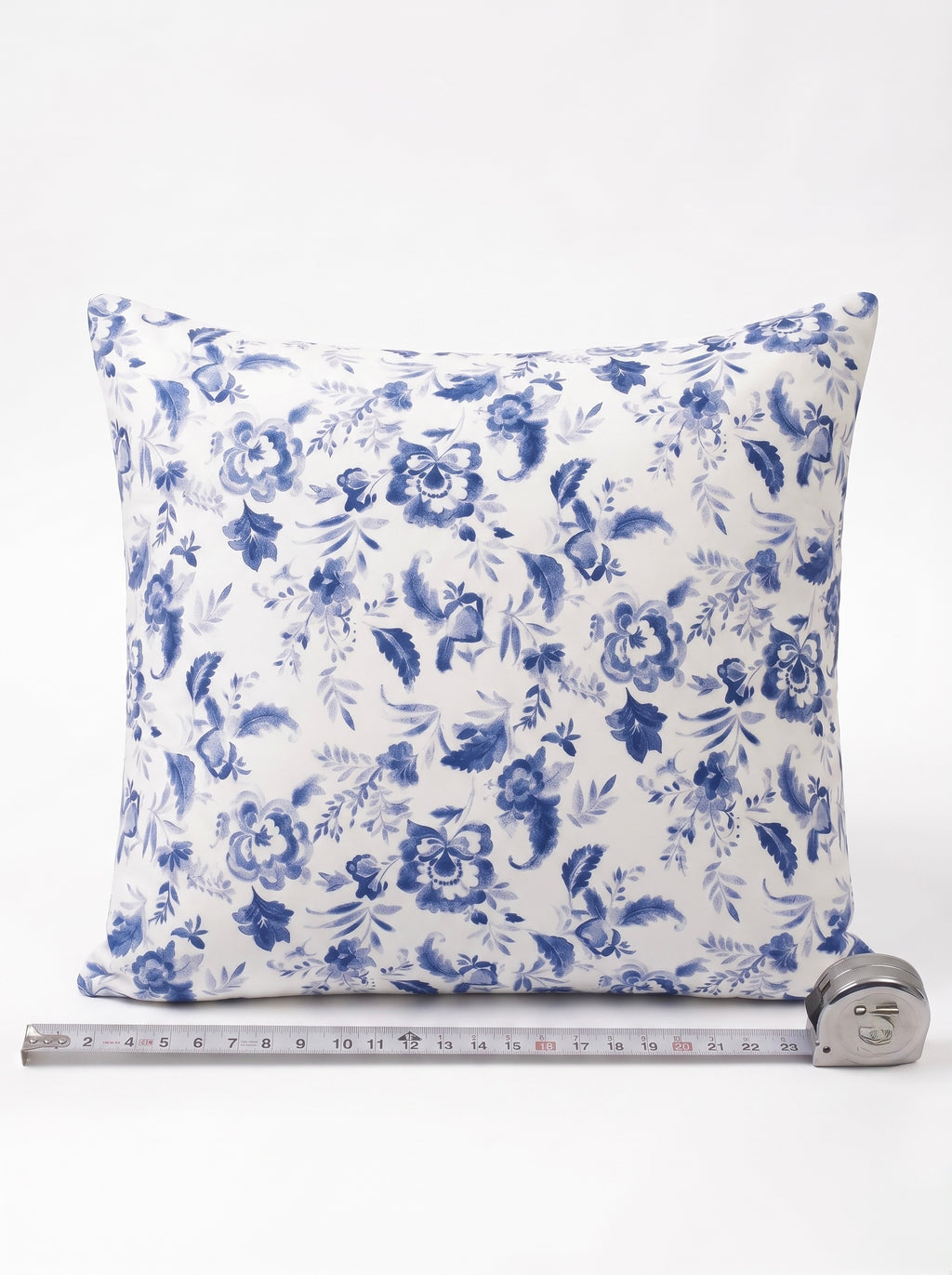 Cacharel Blue Floral Floor Cushion Cover Pair