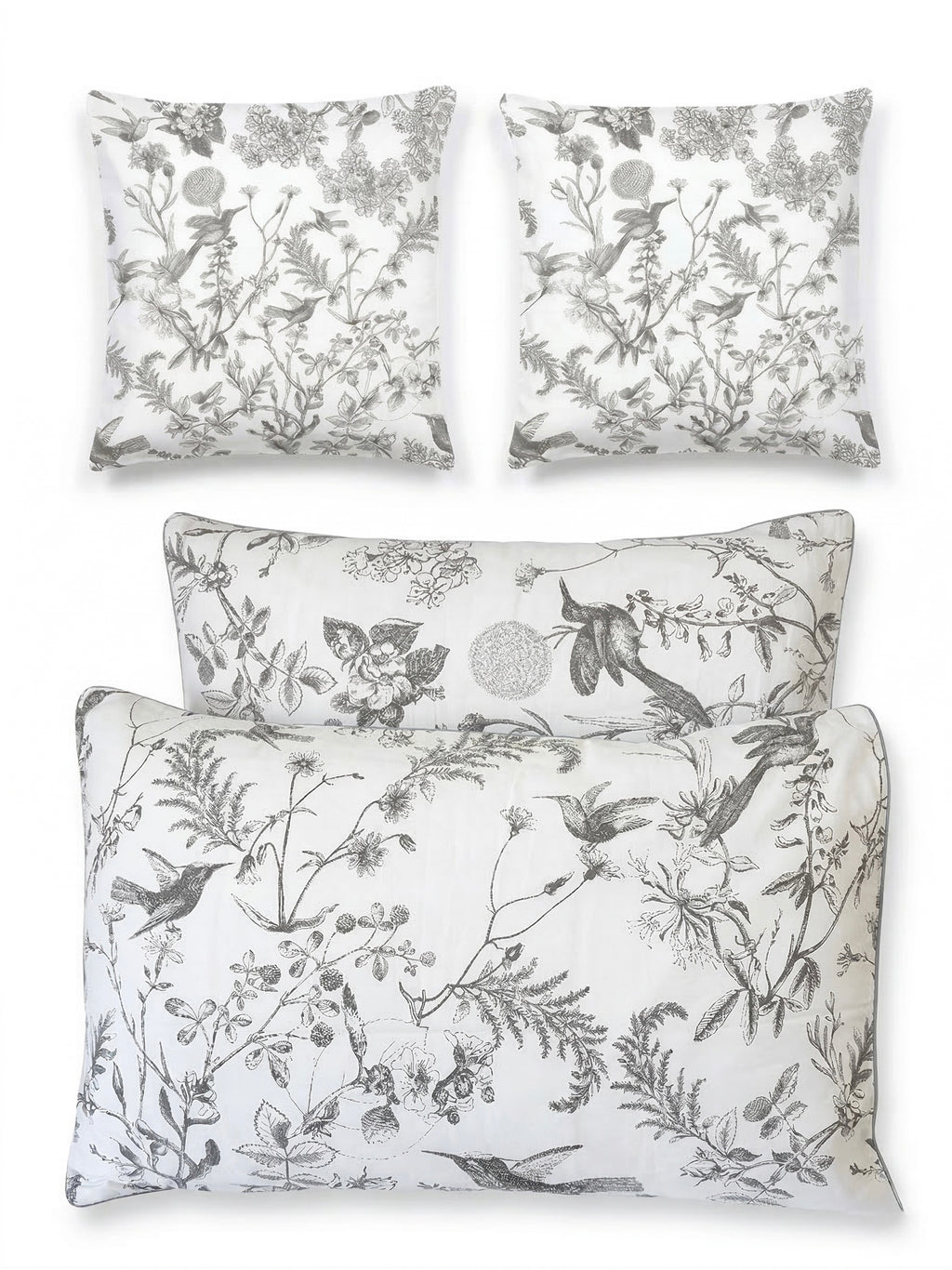 Paris Heritage Floral Humming Bed 5-Piece Set – King