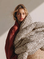 Wild Luxe Cheetah Reversible Quilted 3-Piece Bedspread Set