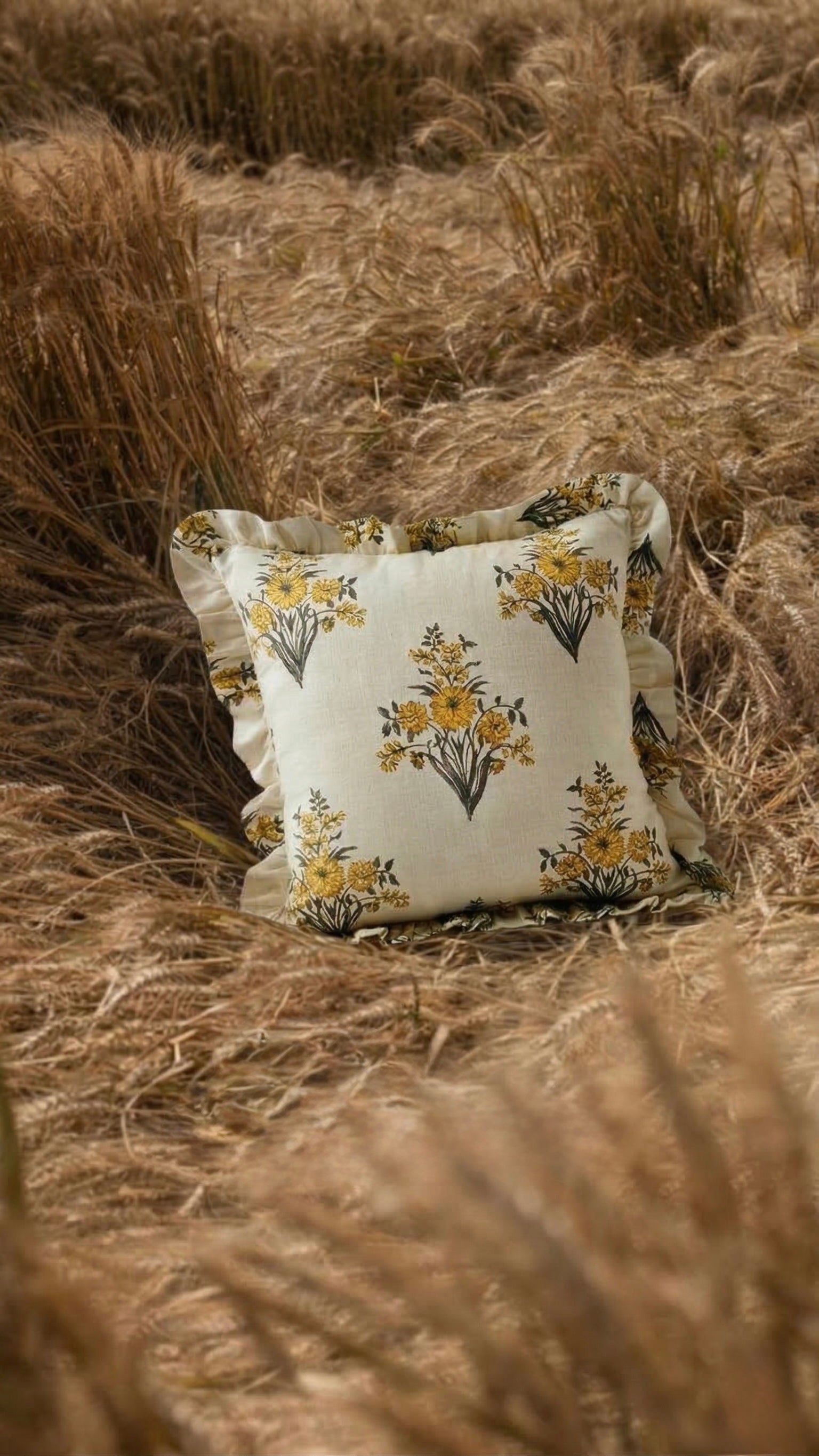 Wildflower Heritage Filled Cushion
