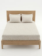 Ivory Bloom King Size Bedsheet Set