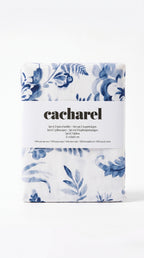 Cacharel Blue Floral Floor Cushion Cover Pair