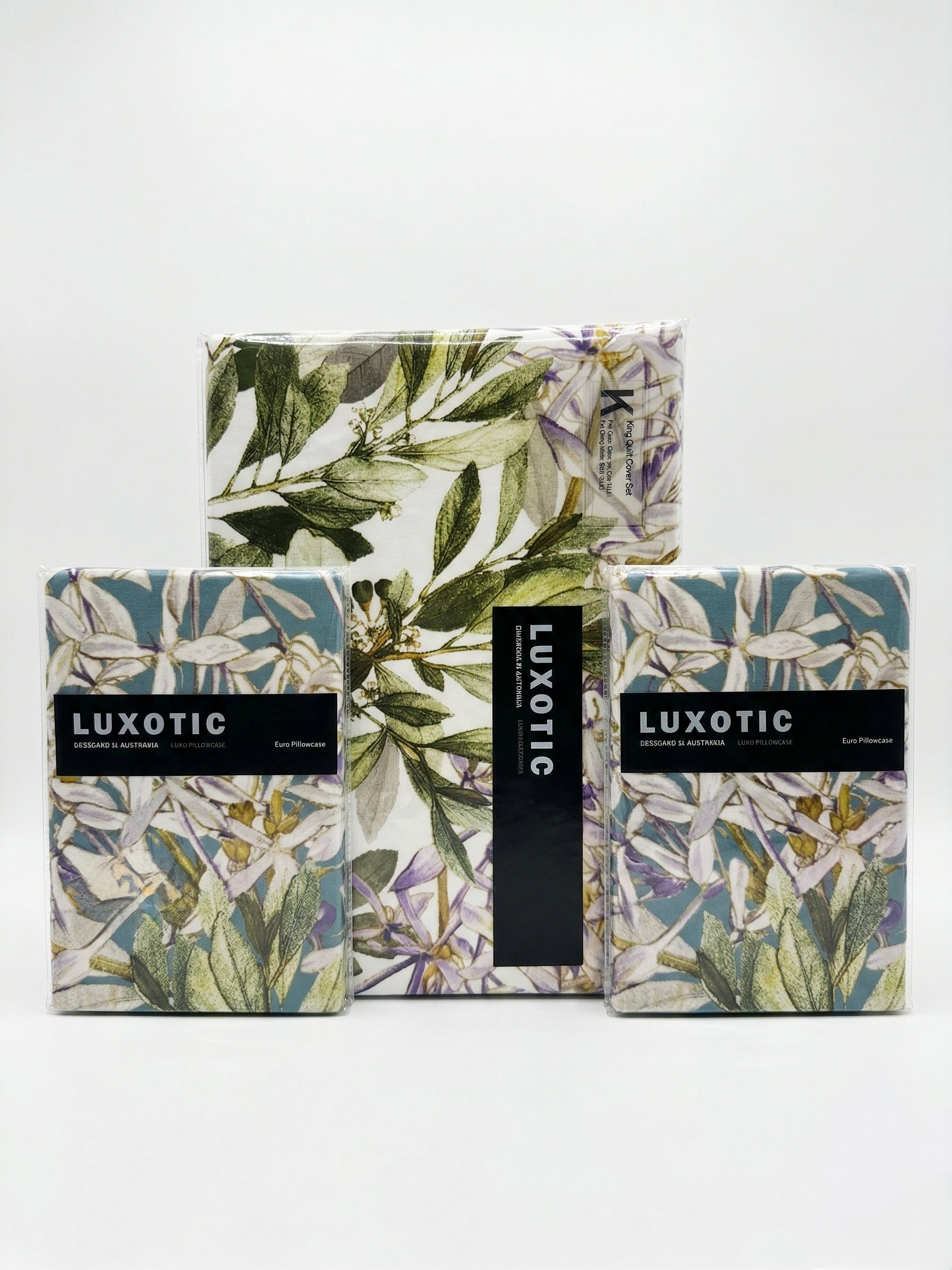 Julia Duvet Cover Set with Julia Euro Pillow Cases