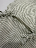 Botanical Harvest & Pinstripe Reversible 3 pc Quilted Set - Bedspread