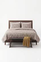 Wild Luxe Cheetah Reversible Quilted 3-Piece Bedspread Set