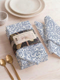 The Indigo Ivy 6pc Napkin Set