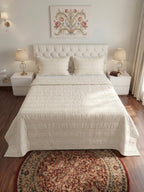 Bliss & Sun Ray Reversible 3 pc Quilted Set - Bedspread