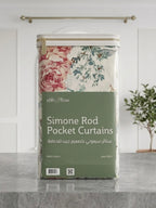 Simone Rod Pocket UAE Curtain Pair Set