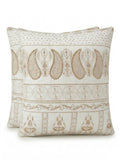 The Heritage Paisley Embroidered Filled Cushion Pair
