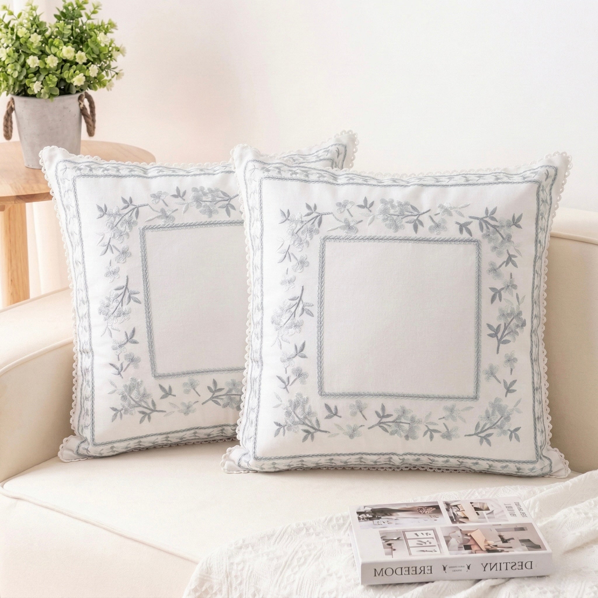 Luna Luxe Filled Cushion Pair