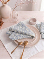 The Indigo Ivy 6pc Napkin Set
