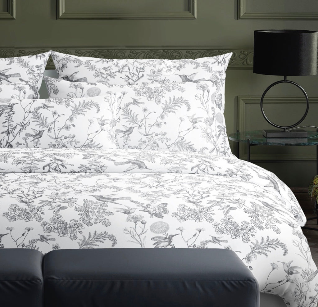 Paris Heritage Floral Humming Bed 5-Piece Set – King