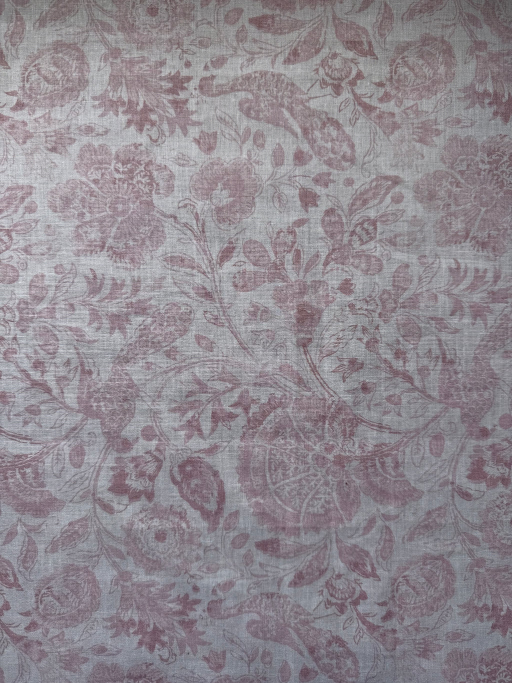 Vintage Rose Linen Set | 8 Napkins & Oversized Tray Mat