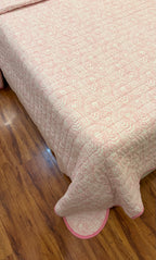 Blush Paisley Reversible Quilted 3pc Set – Bedspread