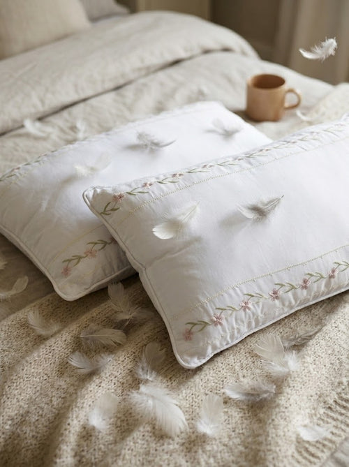 Blossom Whisper Filled Cushion Pair
