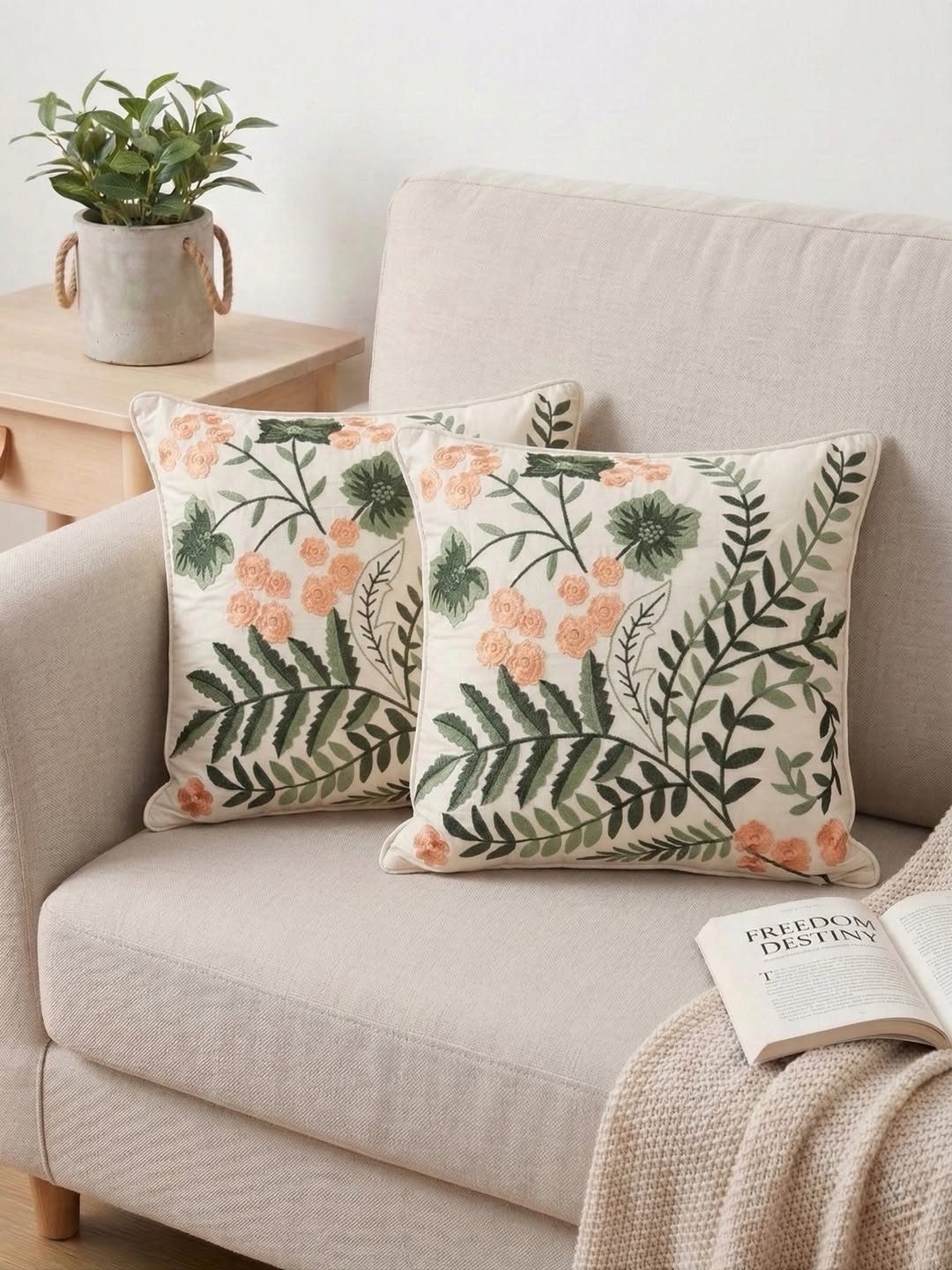 Botanical Bliss Filled Cushion Pair